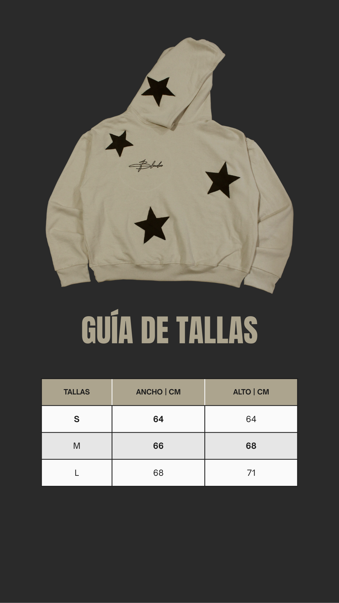 Starfall boxy hoodie